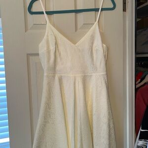 Elegant Ivory Lace Dress